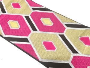 アンティーク　亀甲模様織り出し袋帯（材料）